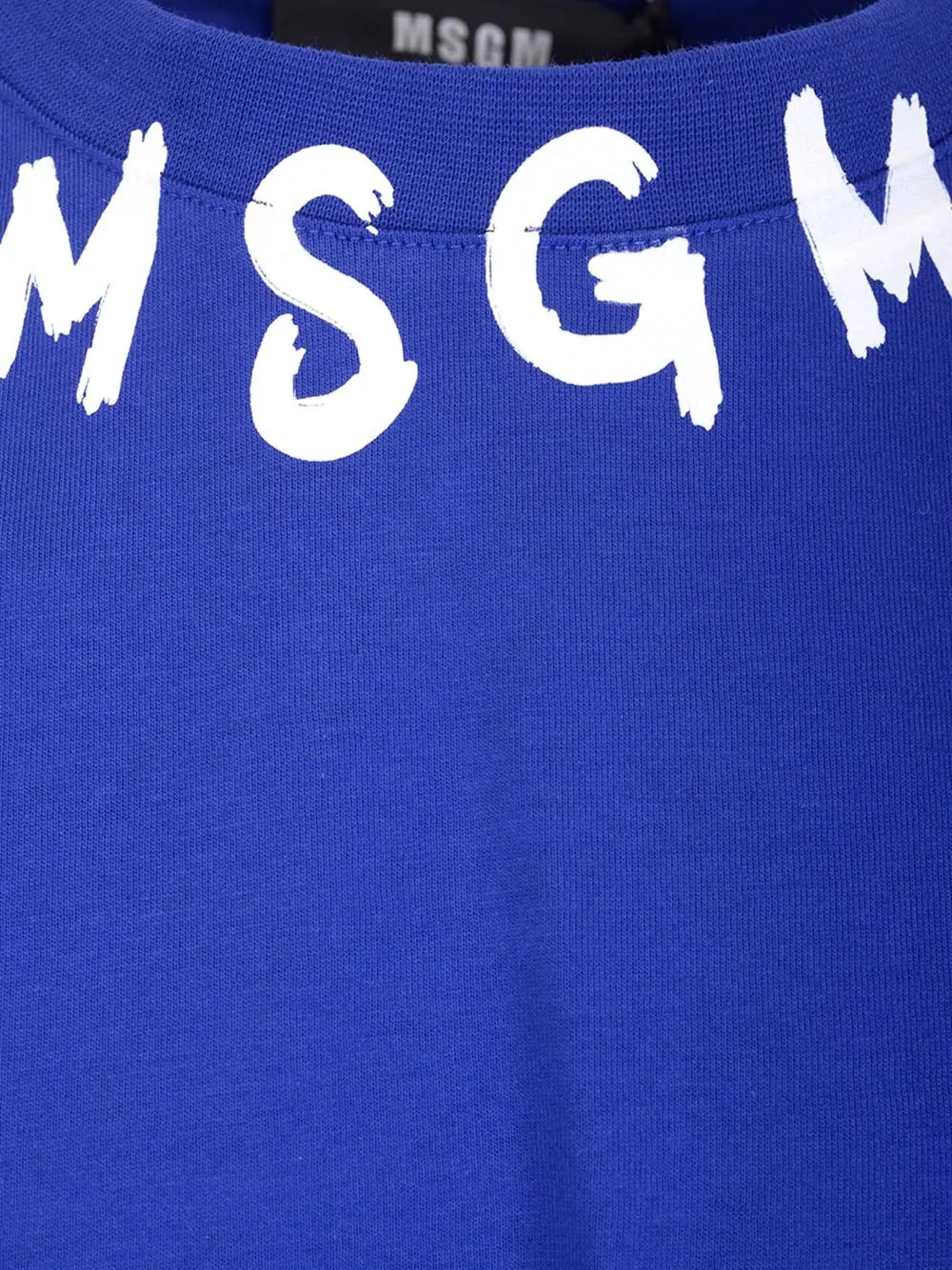 MSGM Logo Printed Crewneck T-Shirt