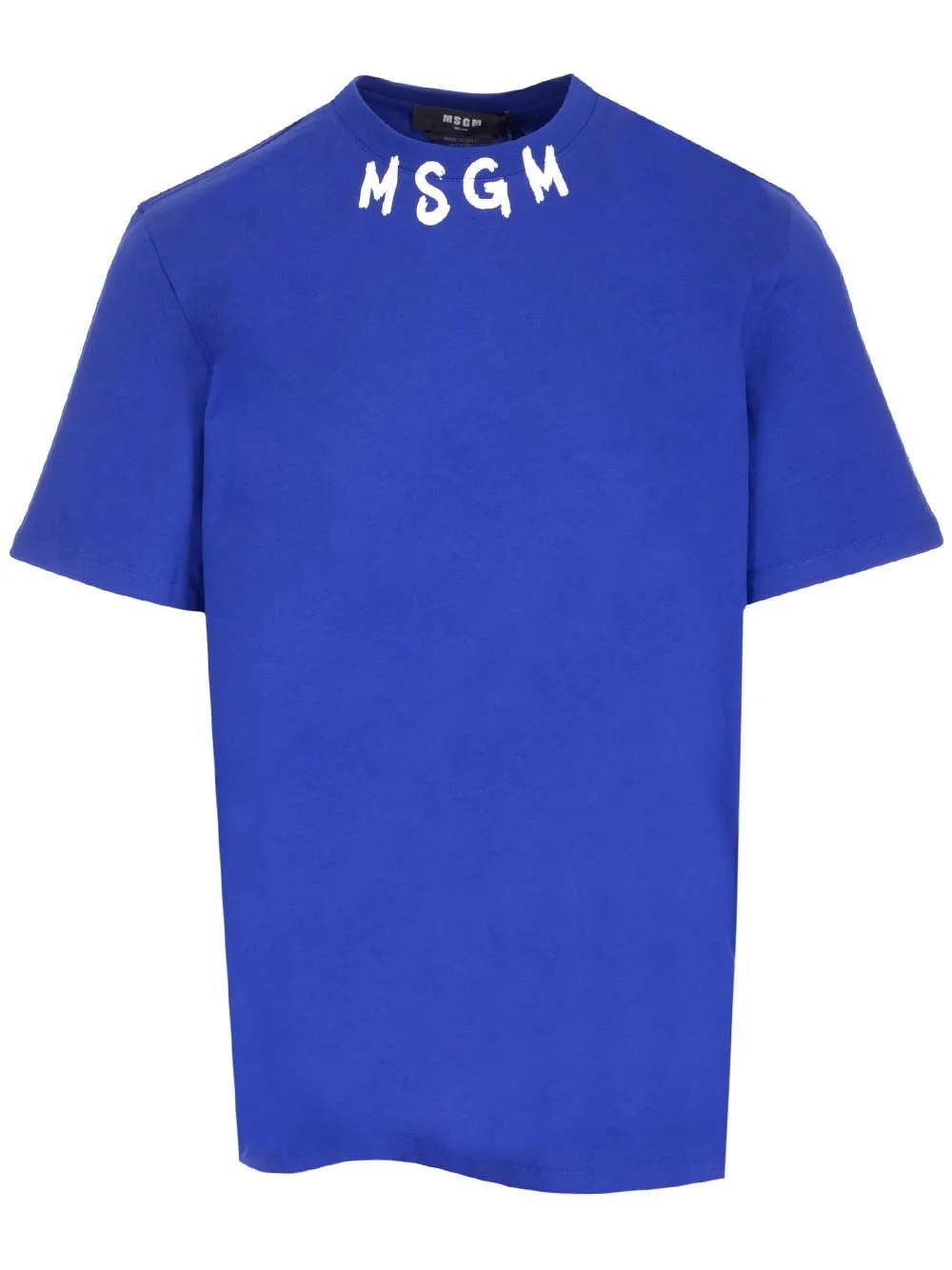 MSGM Logo Printed Crewneck T-Shirt