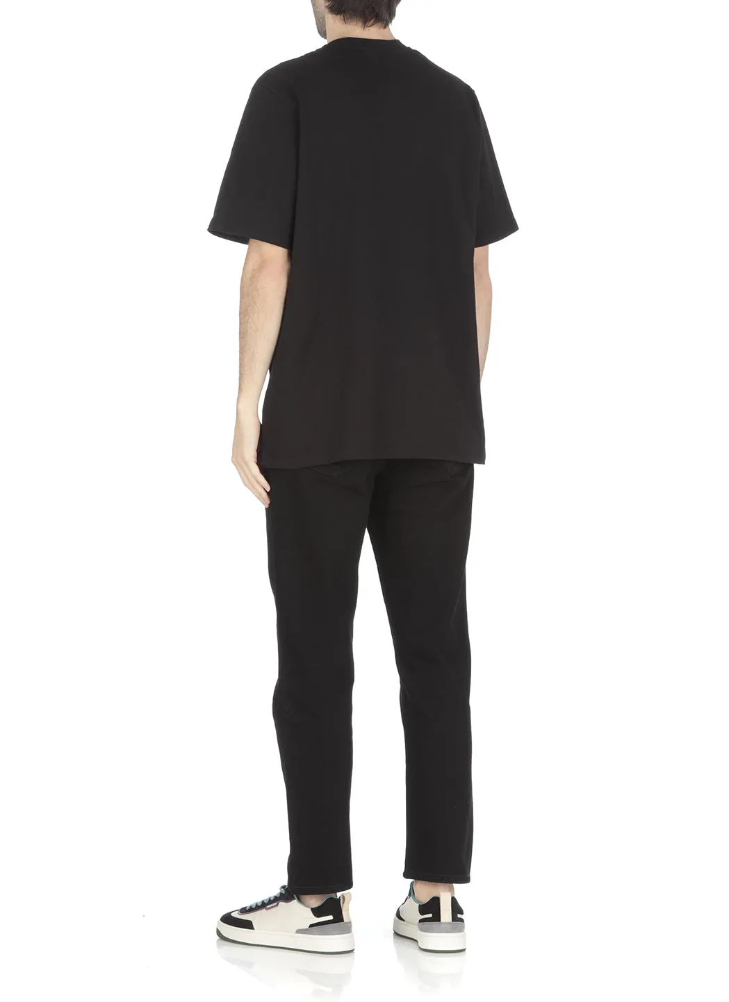 MSGM Logo Printed Crewneck T-Shirt