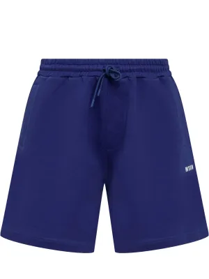 MSGM Logo Printed Drawstring Track Shorts