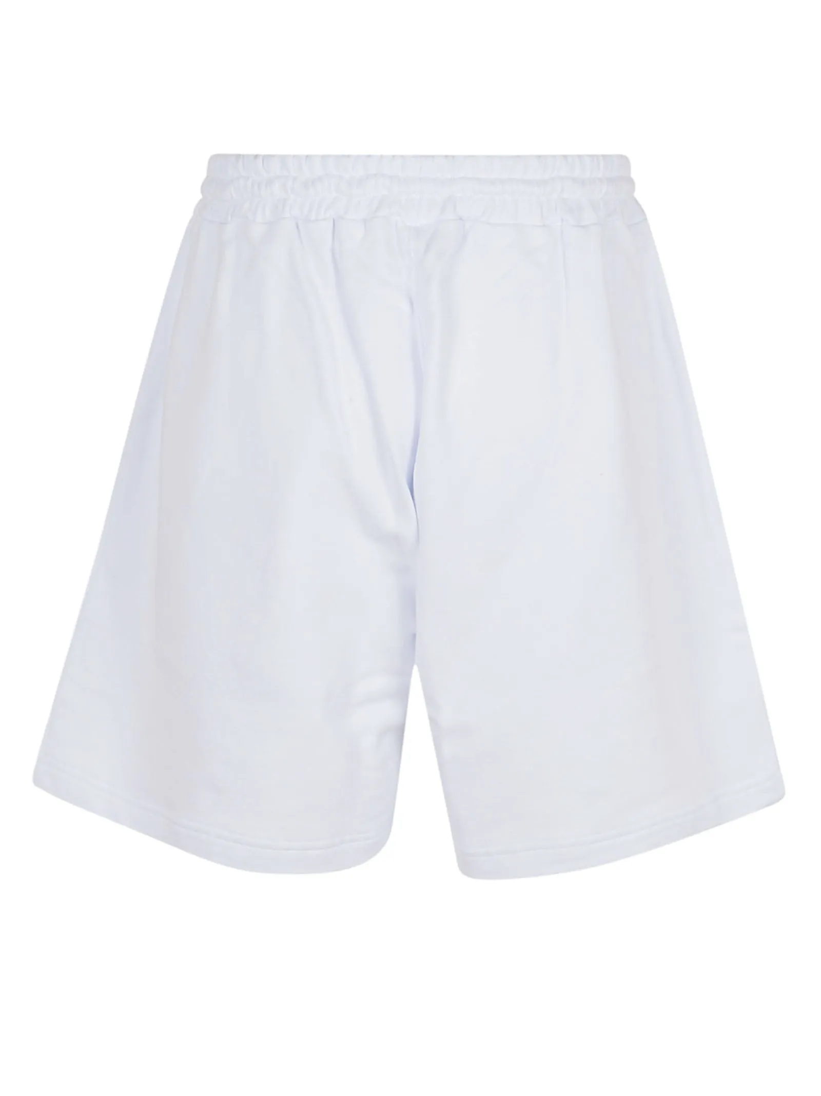MSGM Logo Printed Drawstring Track Shorts
