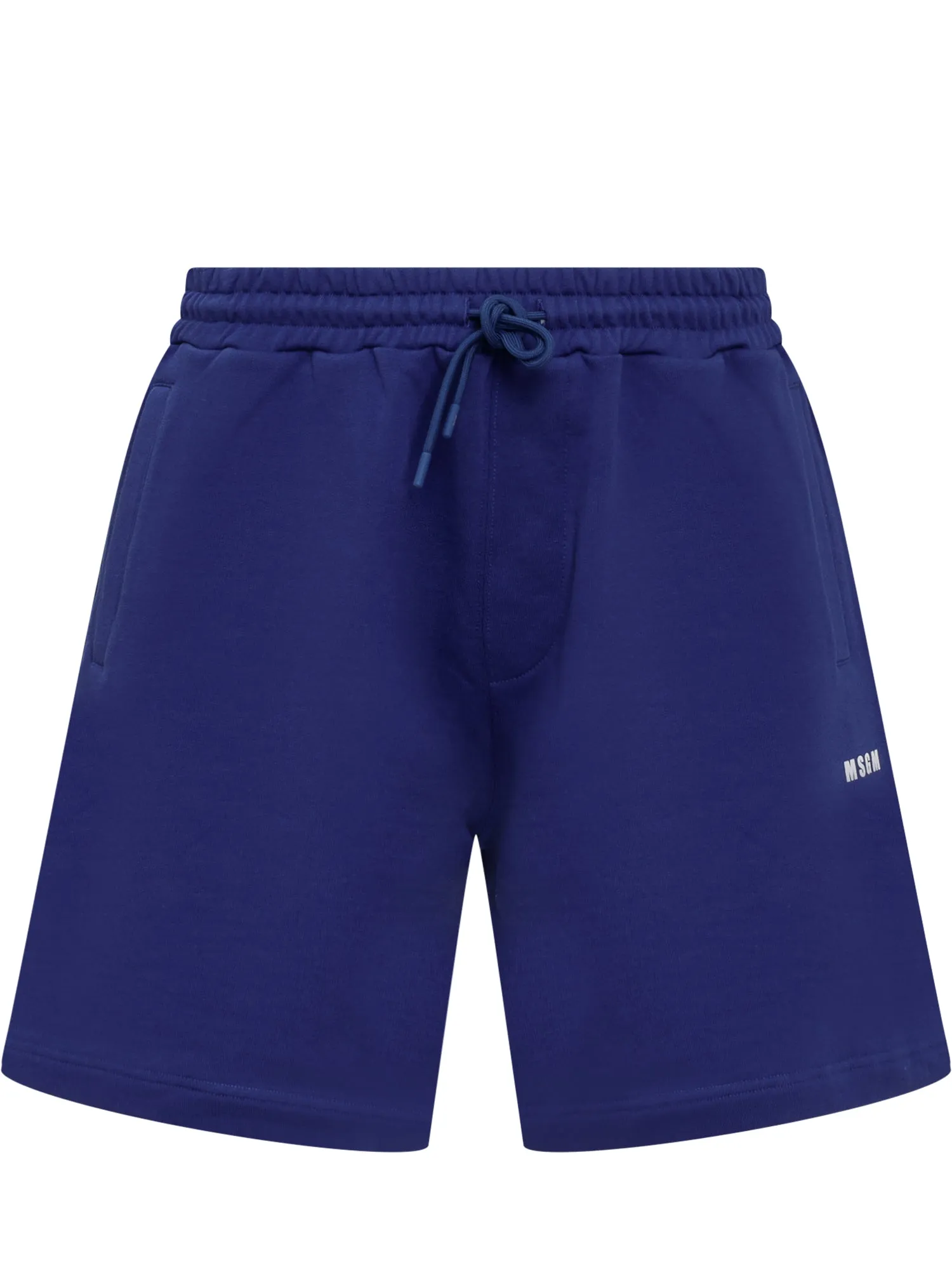 MSGM Logo Printed Drawstring Track Shorts