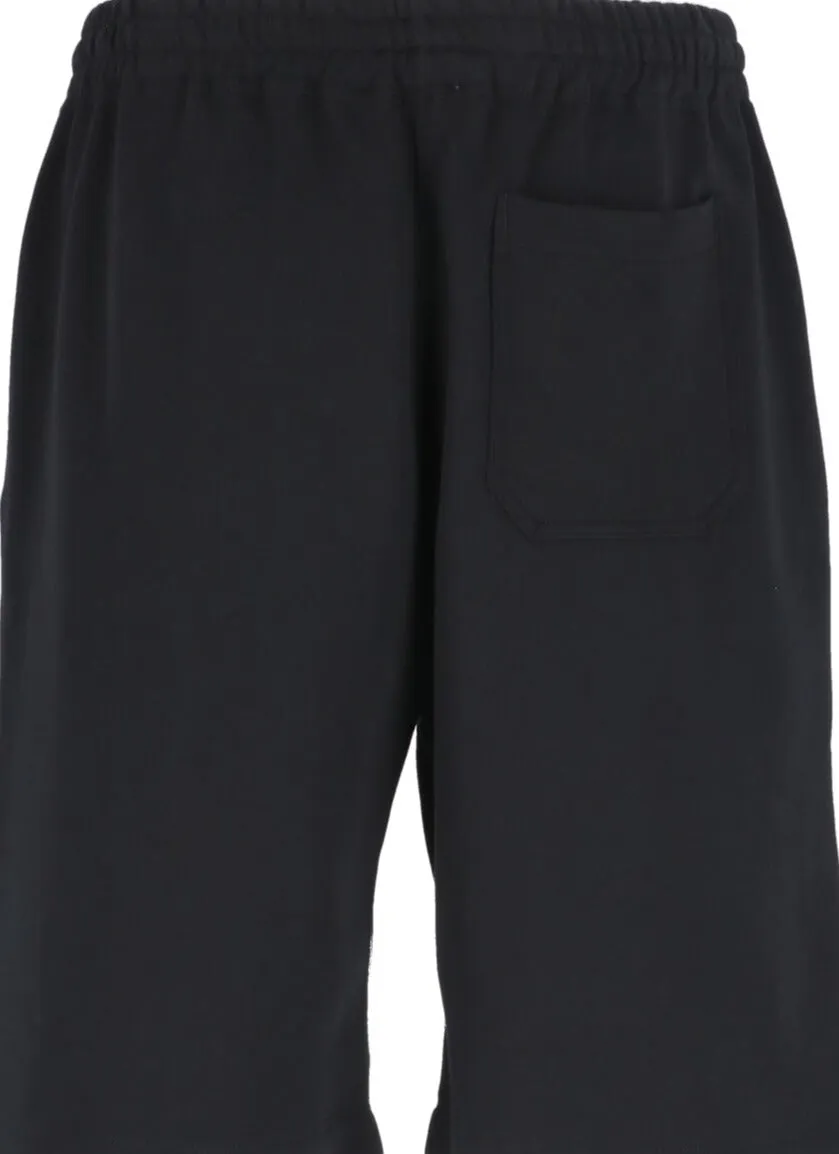 MSGM Logo Printed Track Shorts