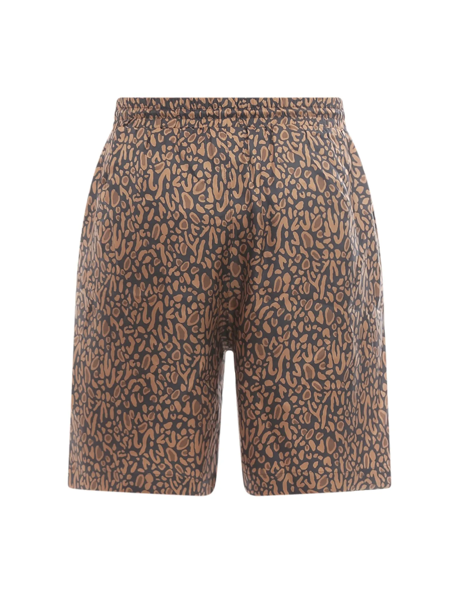 Nanushka Leopard Print Drawstring Shorts