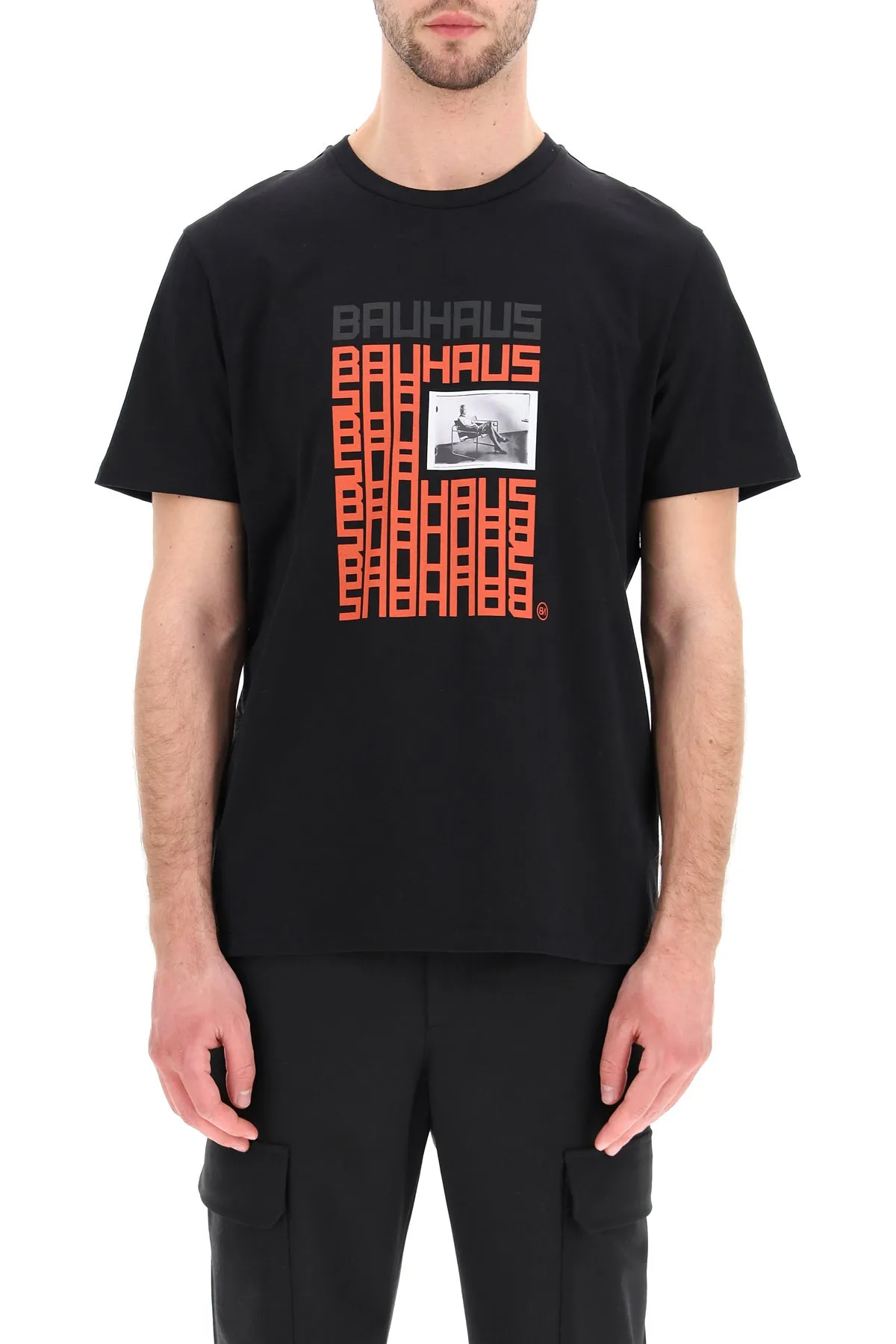 Neil Barrett Bauhaus Text Print T-Shirt