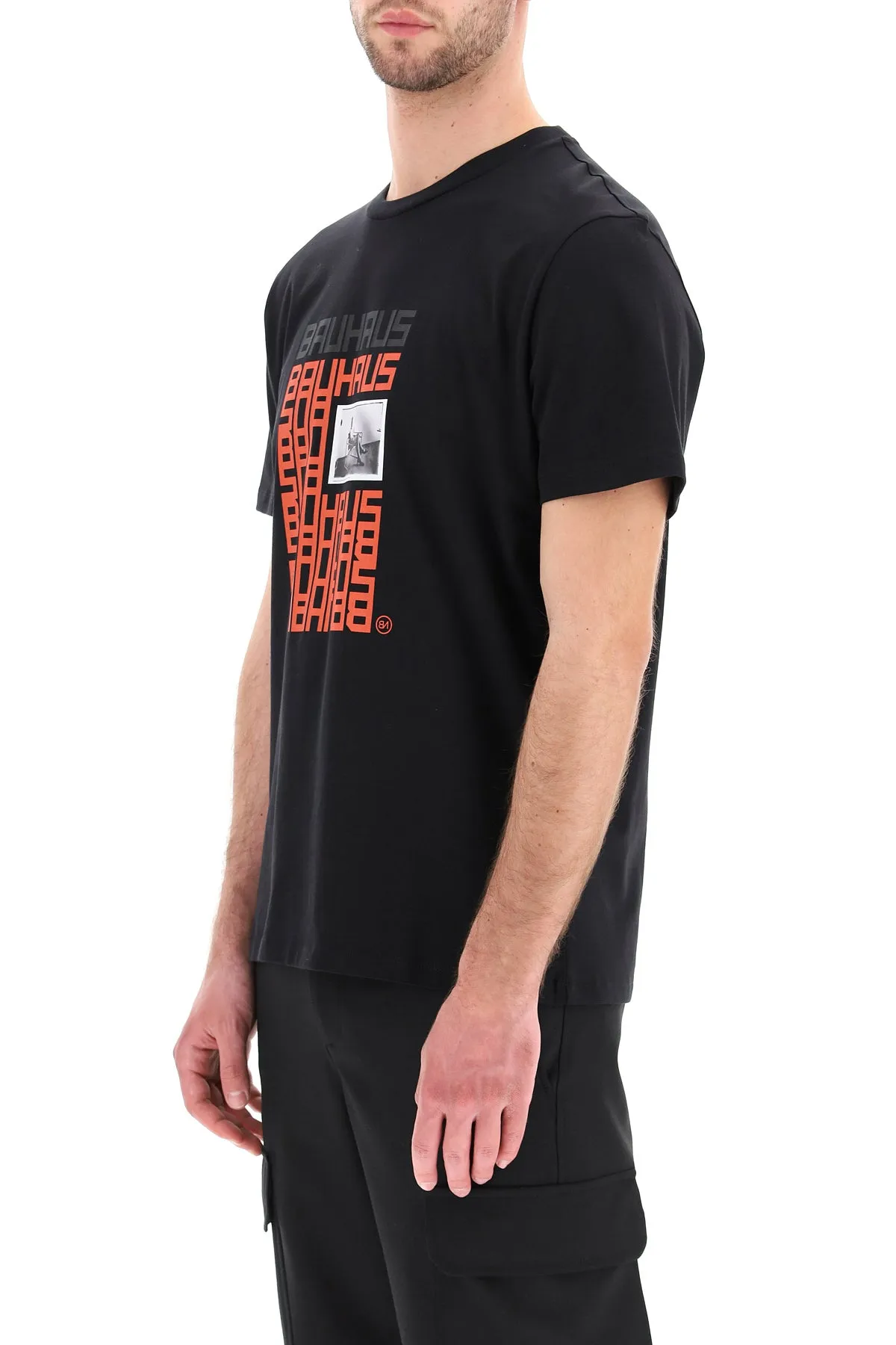Neil Barrett Bauhaus Text Print T-Shirt