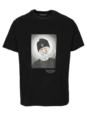 Neil Barrett Rap Cules 3 Print Crewneck T-Shirt