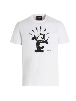 Neil Barrett x Felix the Cat Graphic Print Creneck T-Shirt