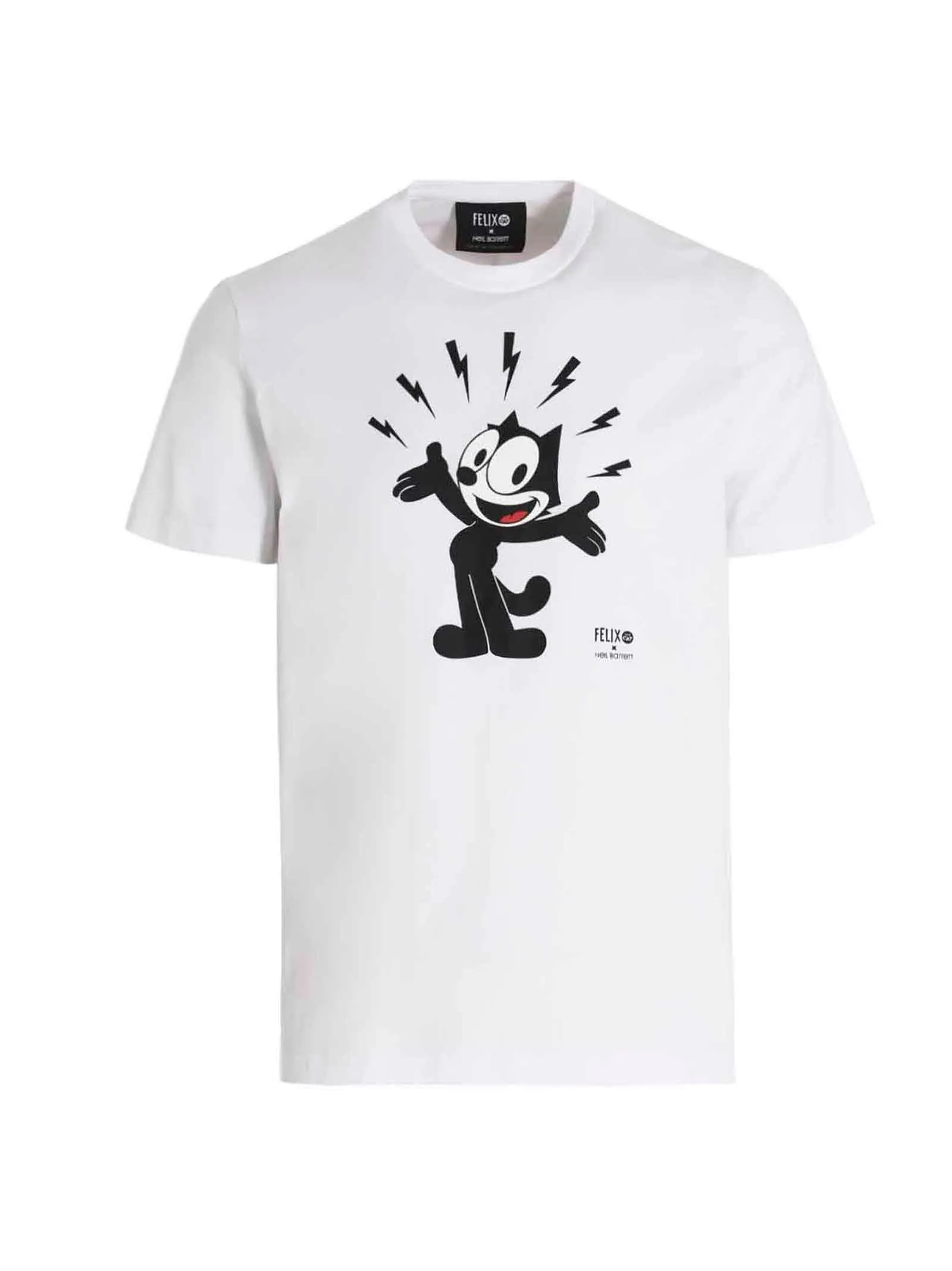 Neil Barrett x Felix the Cat Graphic Print Creneck T-Shirt