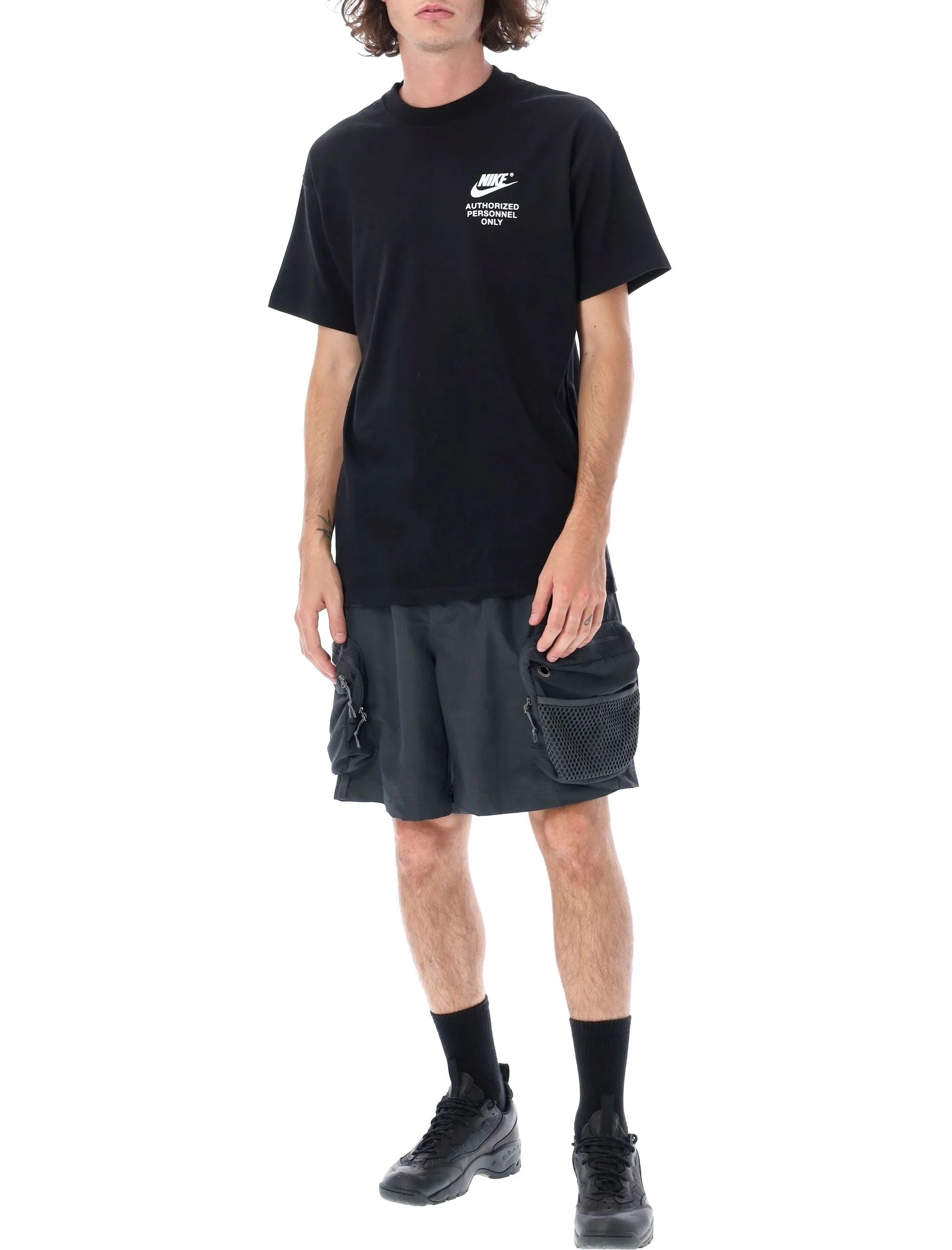 Nike Logo Printed Crewneck T-Shirt