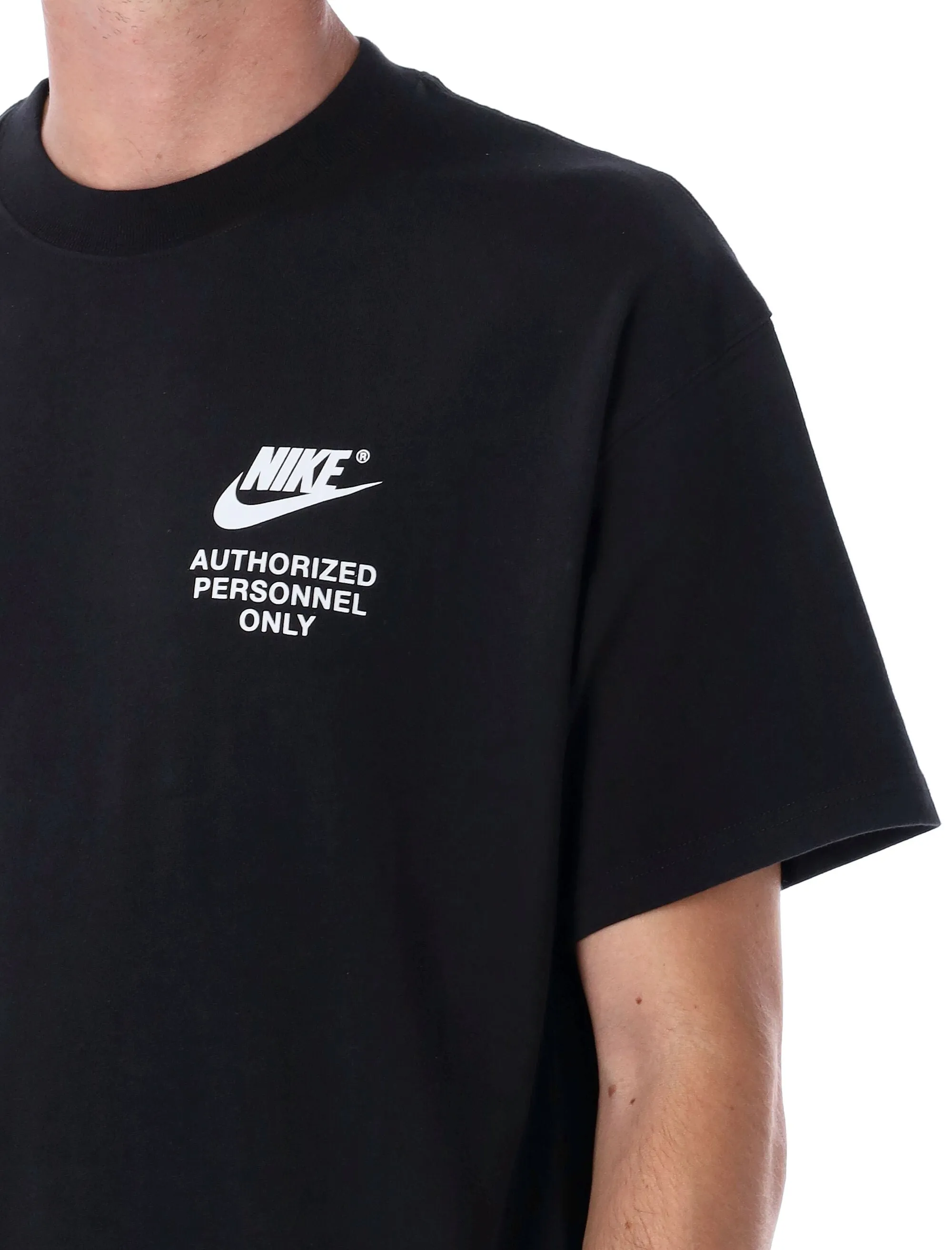 Nike Logo Printed Crewneck T-Shirt