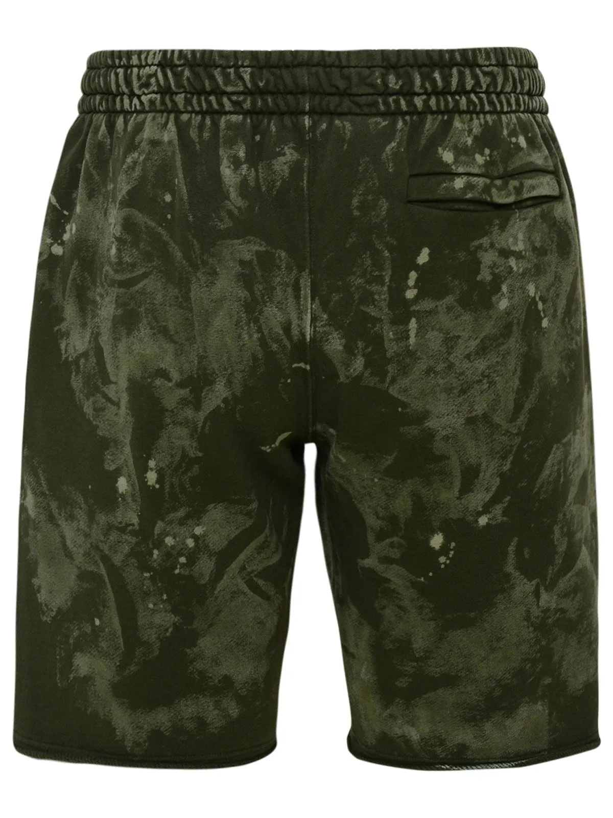 Off-White Bleach Effect Bermuda Shorts