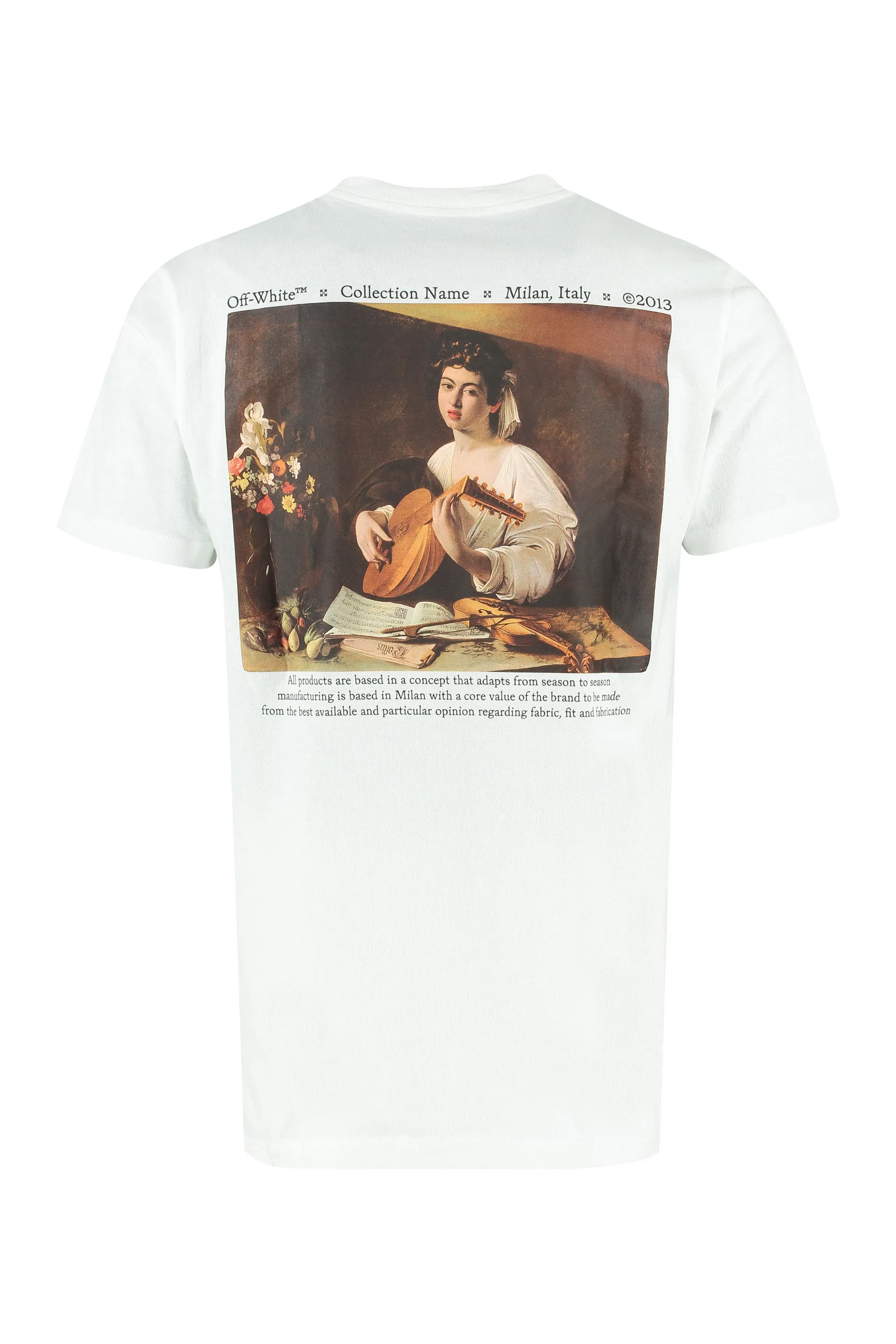 Off-White Caravaggio Printed Crewneck T-Shirt