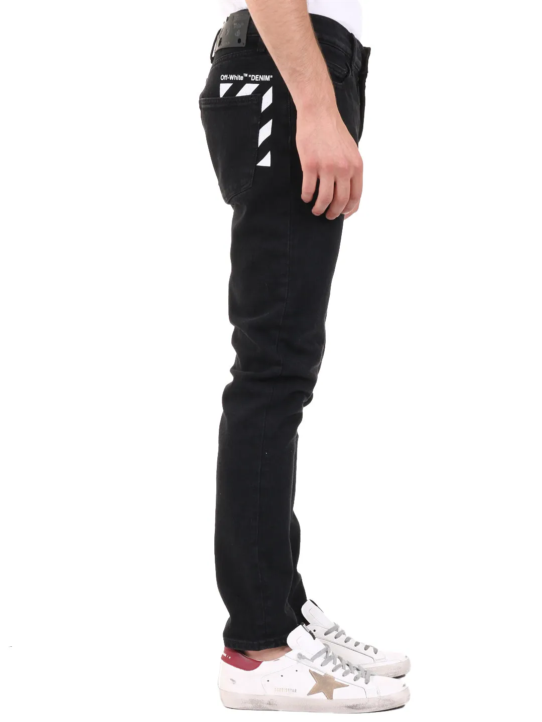 Off-White Diag Pocket Skinny Jeans