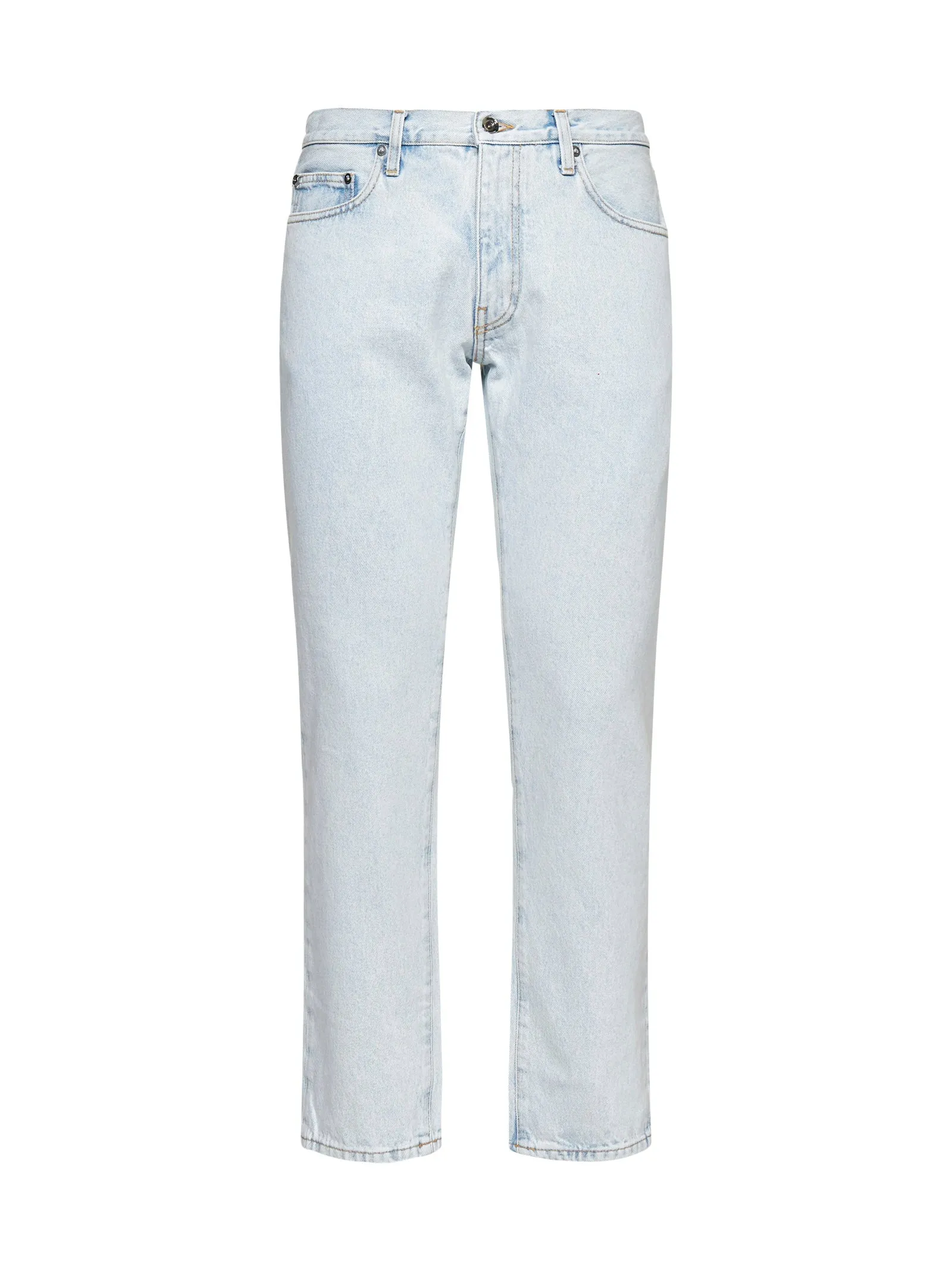Off-White Diag Print Slim-Fit Jeans
