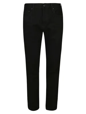 Off-White Diag-Stripe Straight Leg Jeans