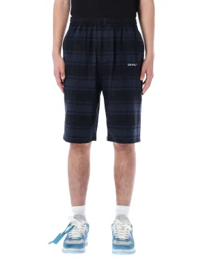 Off-White Logo Printed Bermuda Shorts