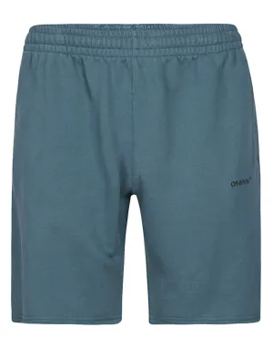 Off-White Logo Printed Elastic Waisted Shorts