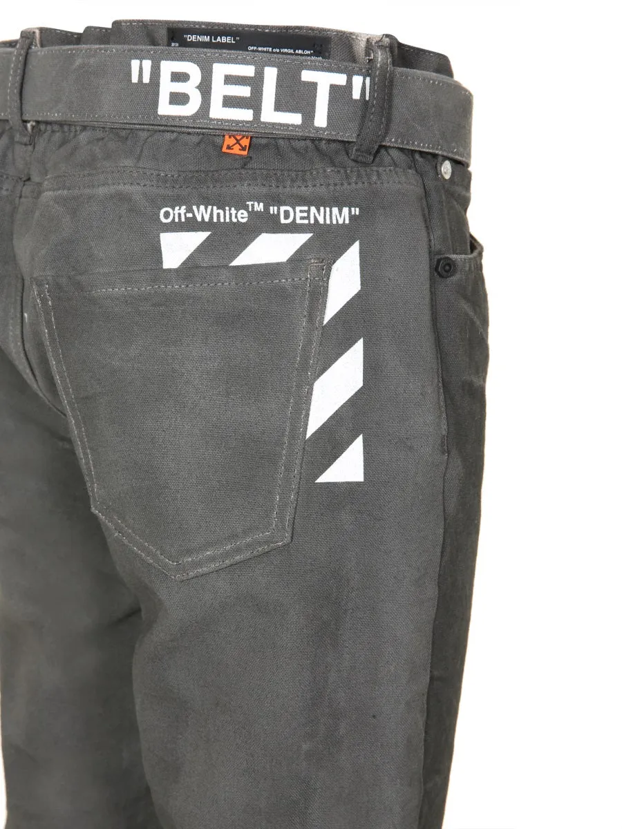 Off-White Tapered Jeans