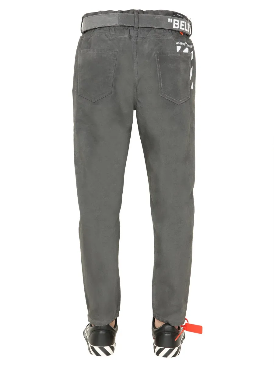 Off-White Tapered Jeans