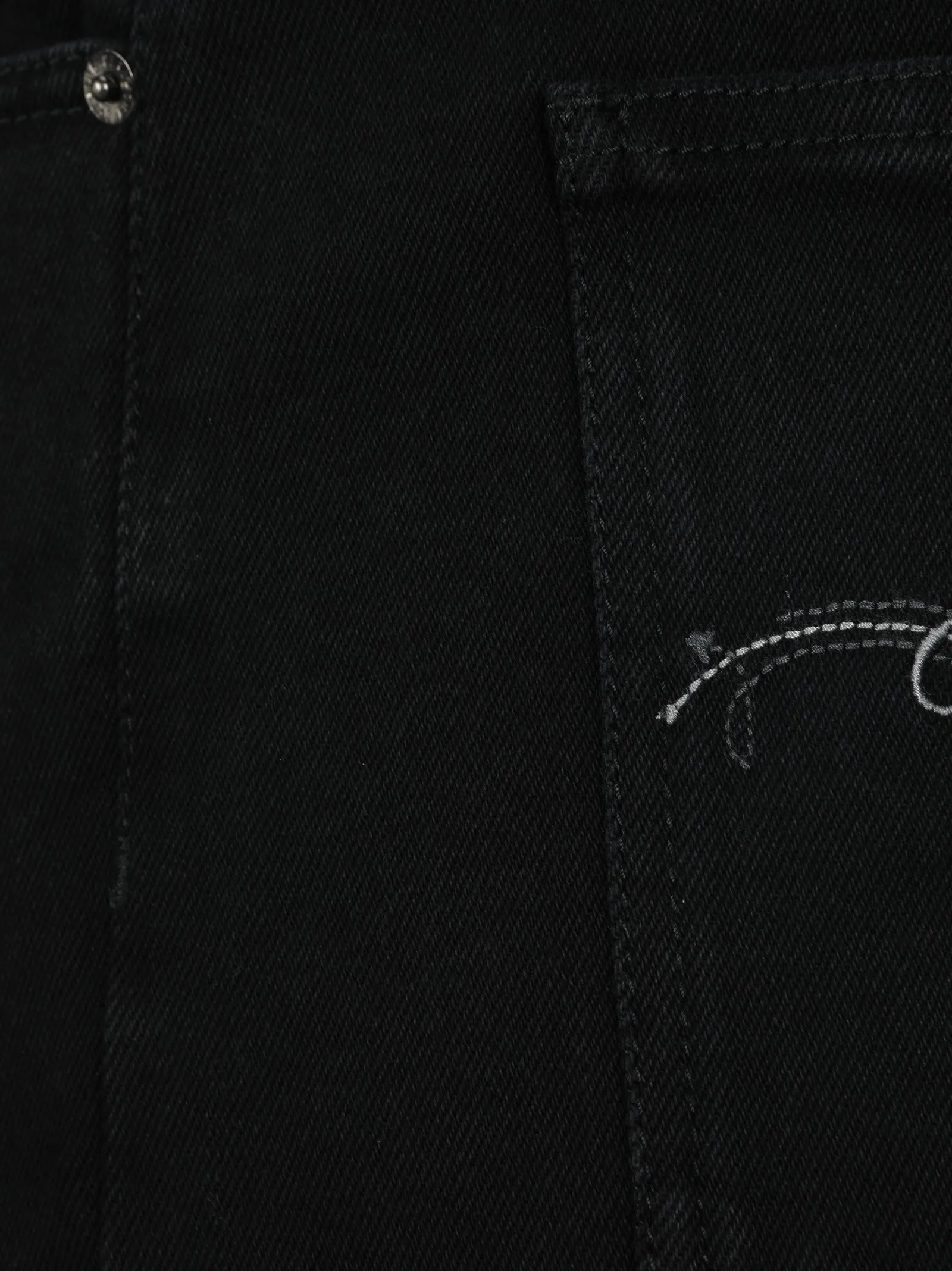 Opening Ceremony Logo Embroidered Straight-Leg Jeans