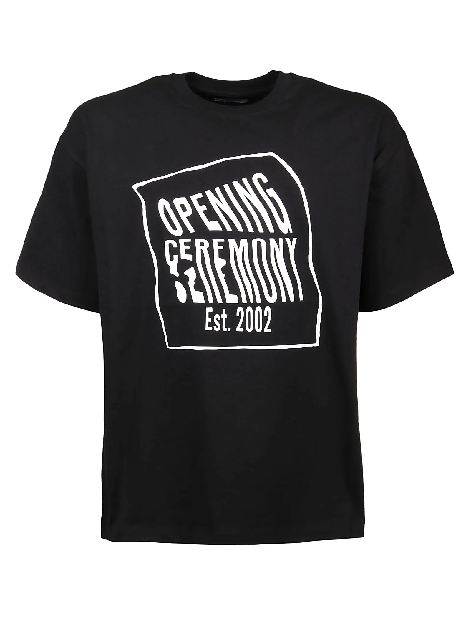 Opening Ceremony Warped Logo Printed T-Shirt