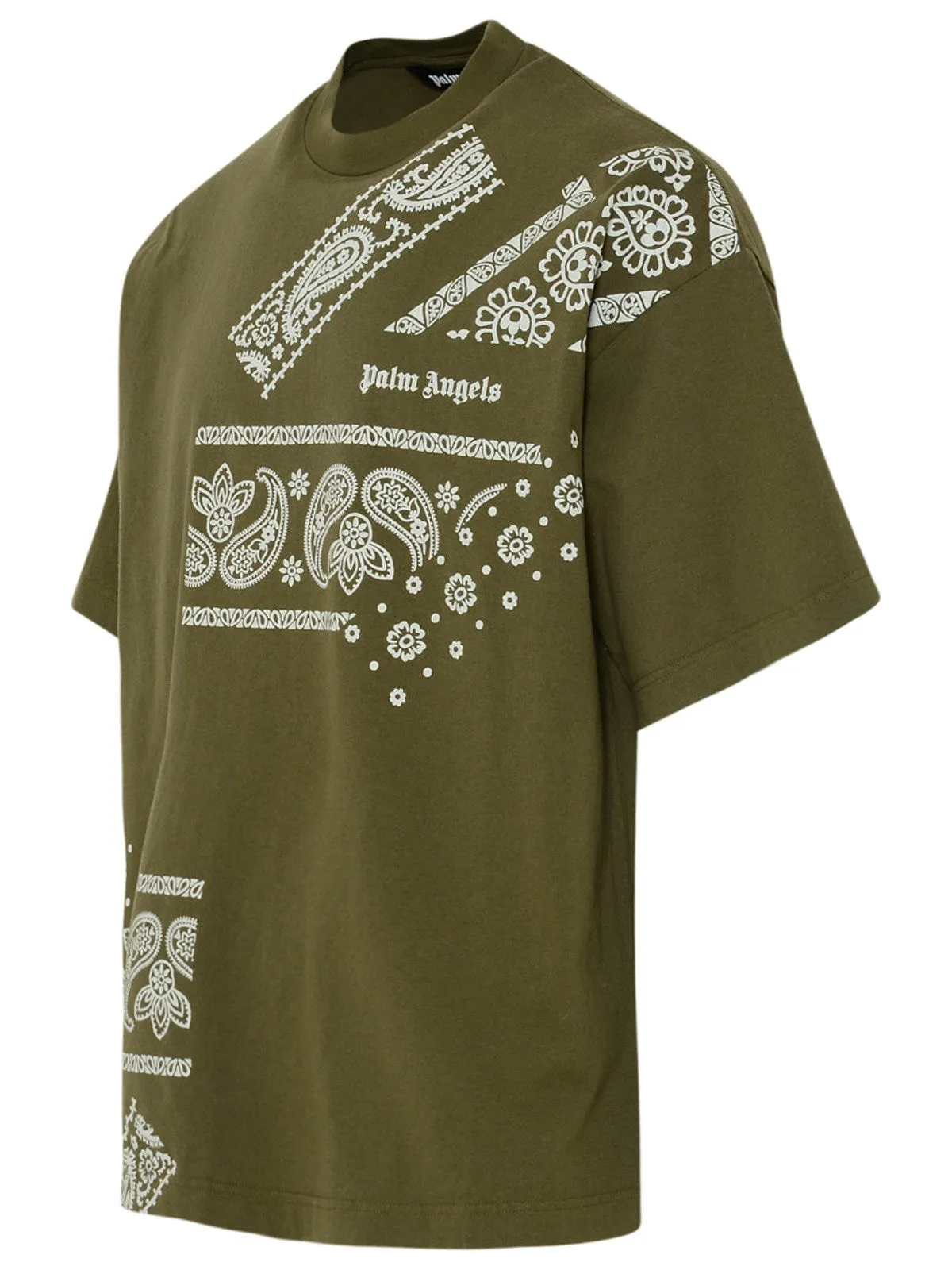 Palm Angels Bandana Print Crewneck T-Shirt