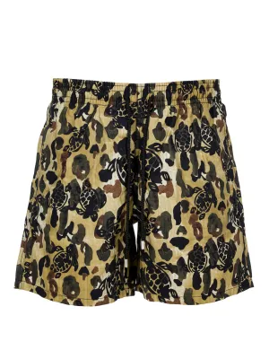 Palm Angels Camouflage Print Shorts