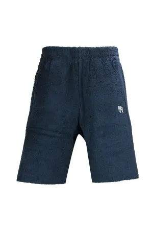 Palm Angels Logo Detailed Fleece Shorts