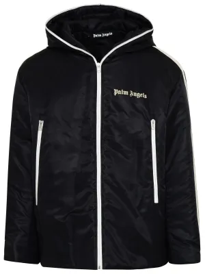 Palm Angels Logo Printed Zip-Up Padded Jacket