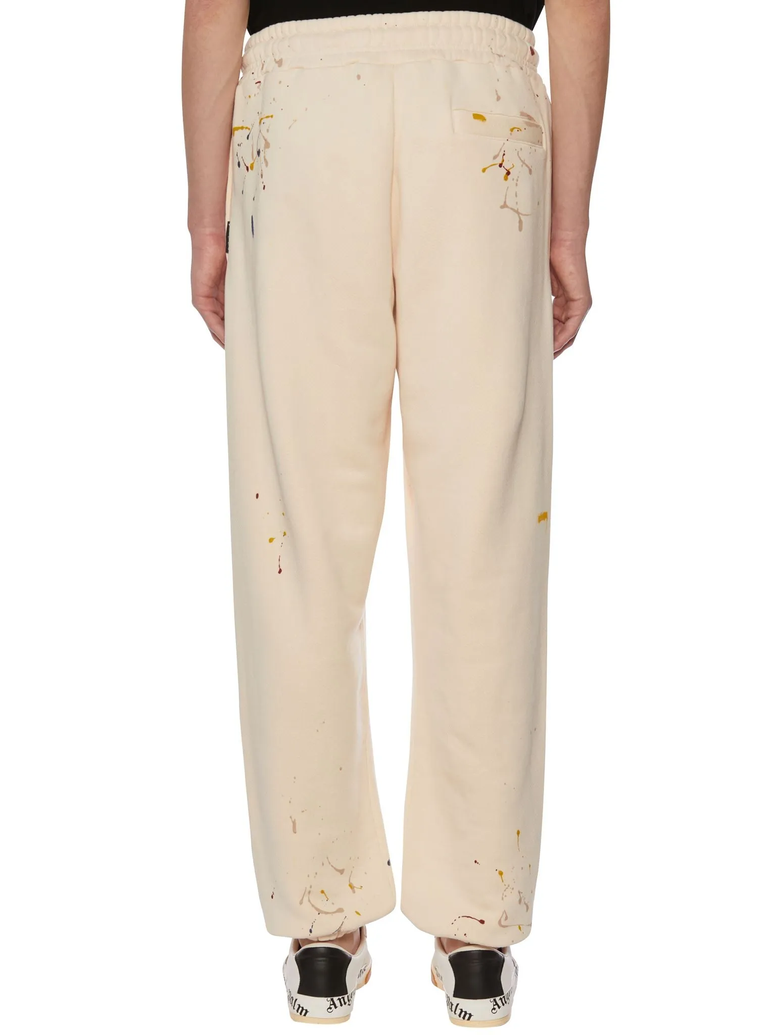 Palm Angels Painted Effect Drawstring Track Pants