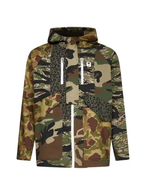 Palm Angels Panelled Zipped Jacket