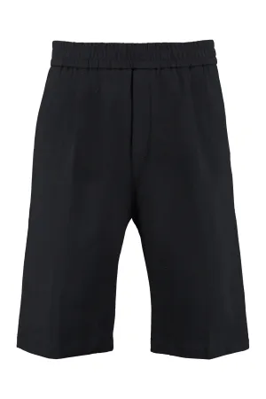 Paolo Pecora Elastic Waist Bermuda Shorts