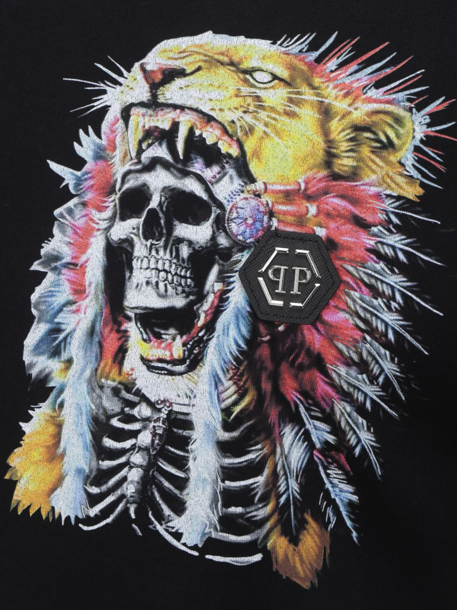 Philipp Plein Graphic Printed Crewneck T-Shirt