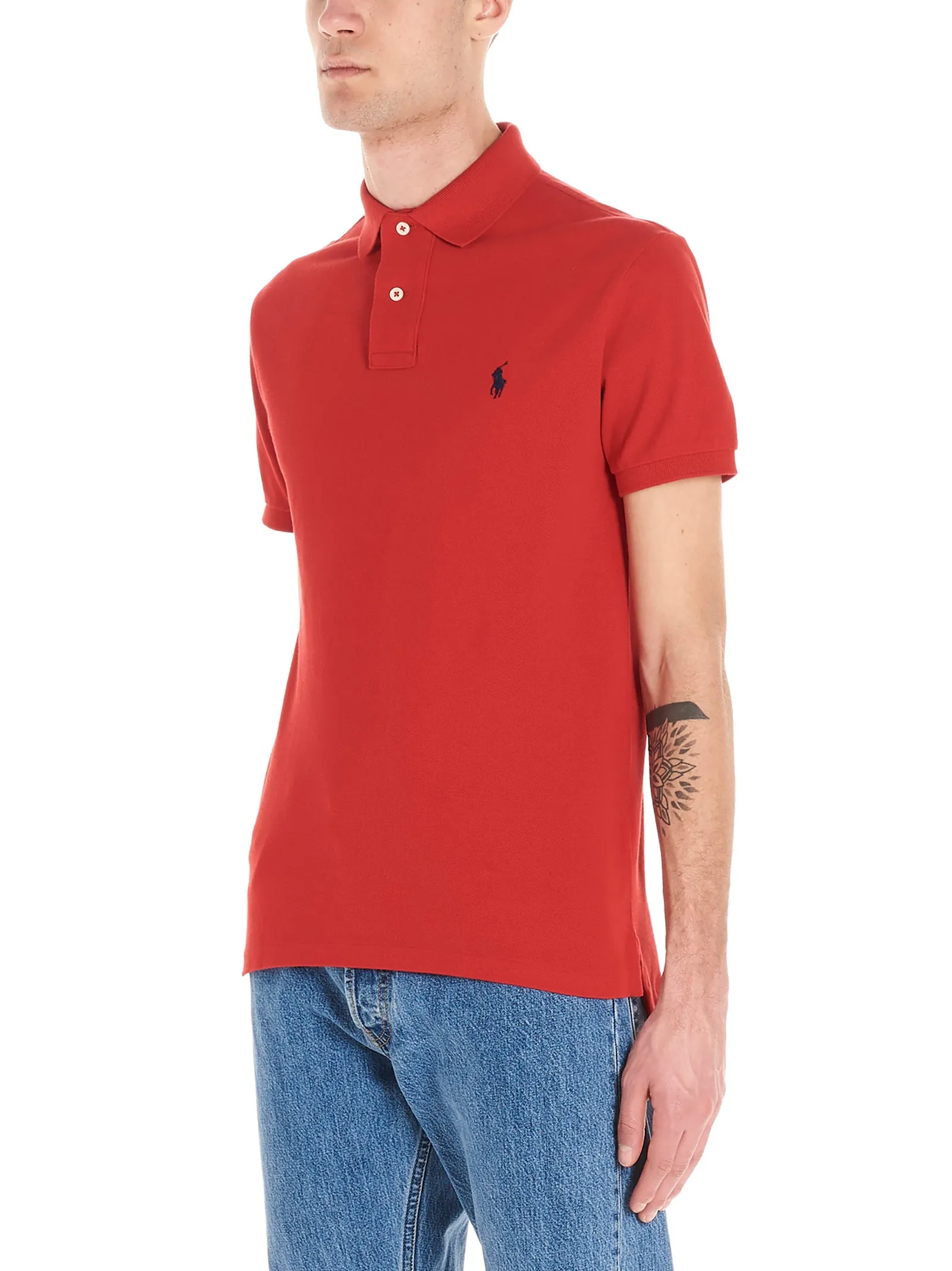 Polo Ralph Lauren Logo Embroidered Polo Shirt