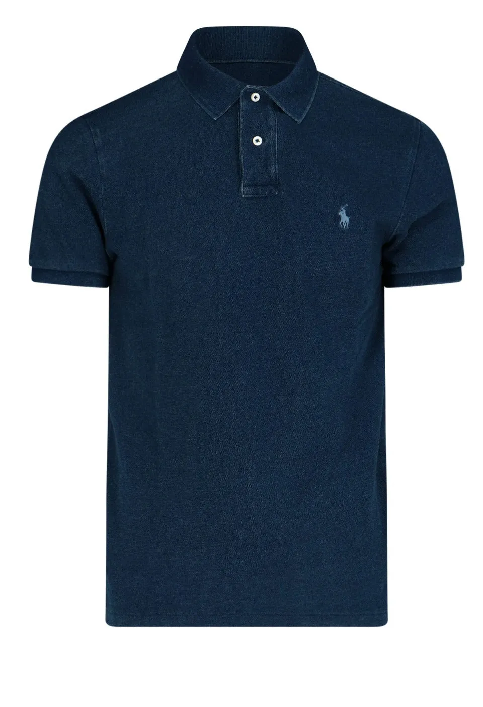 Polo Ralph Lauren Logo Embroidered Straight Hem Polo Shirt