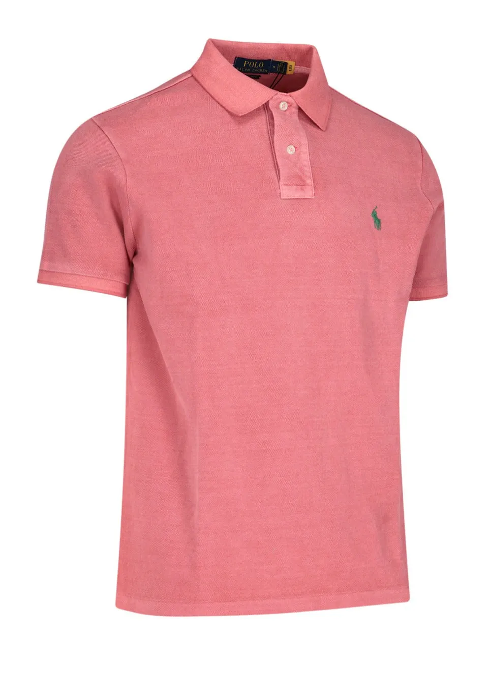 Polo Ralph Lauren Logo Embroidered Straight Hem Polo Shirt