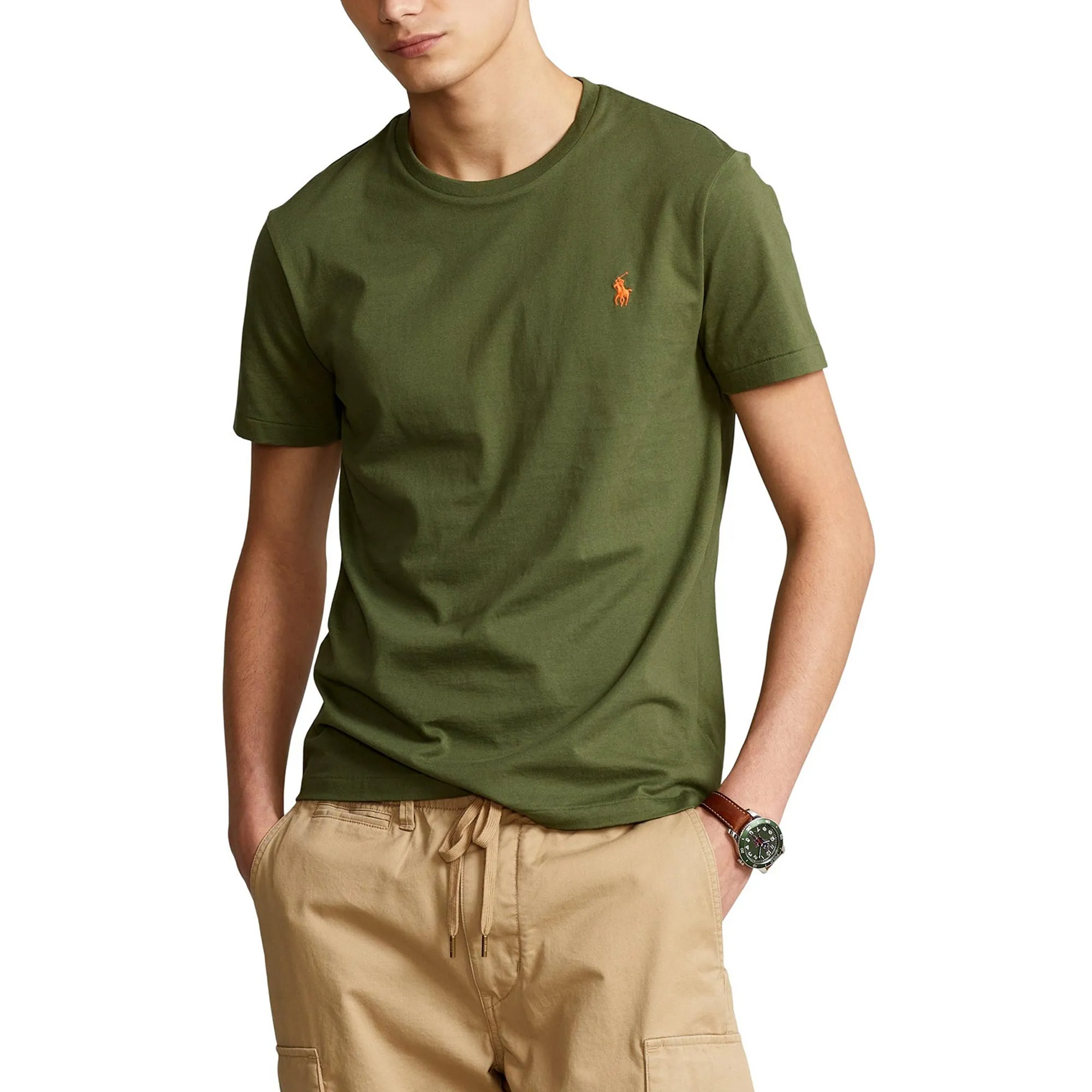 Polo Ralph Lauren Logo Embroidered T-Shirt