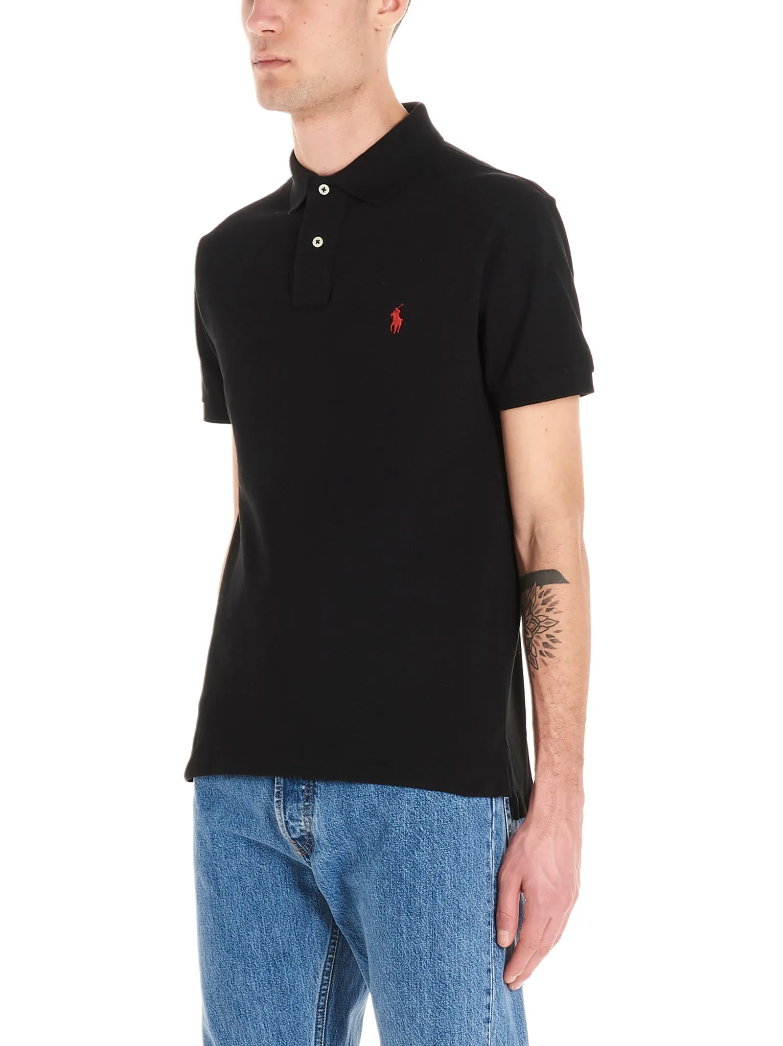 Polo Ralph Lauren Logo Slim-Fit Polo Shirt