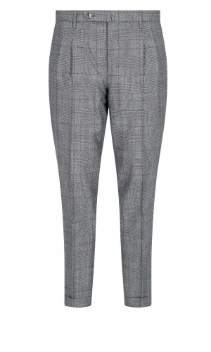 Pt01 Slim-Fit Checked Pants