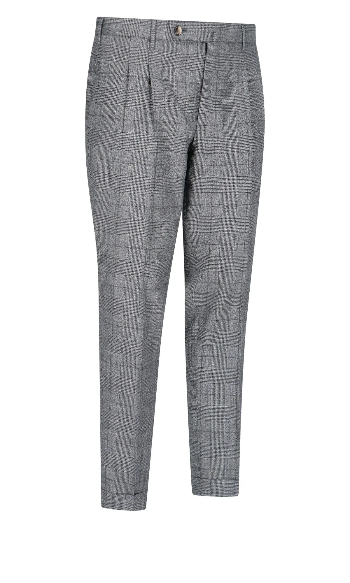Pt01 Slim-Fit Checked Pants