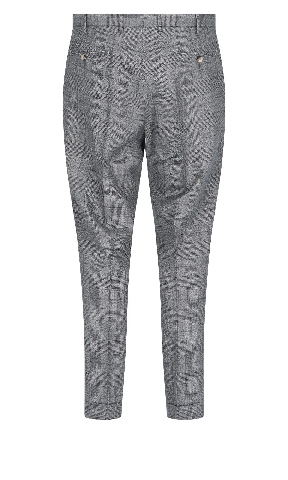 Pt01 Slim-Fit Checked Pants
