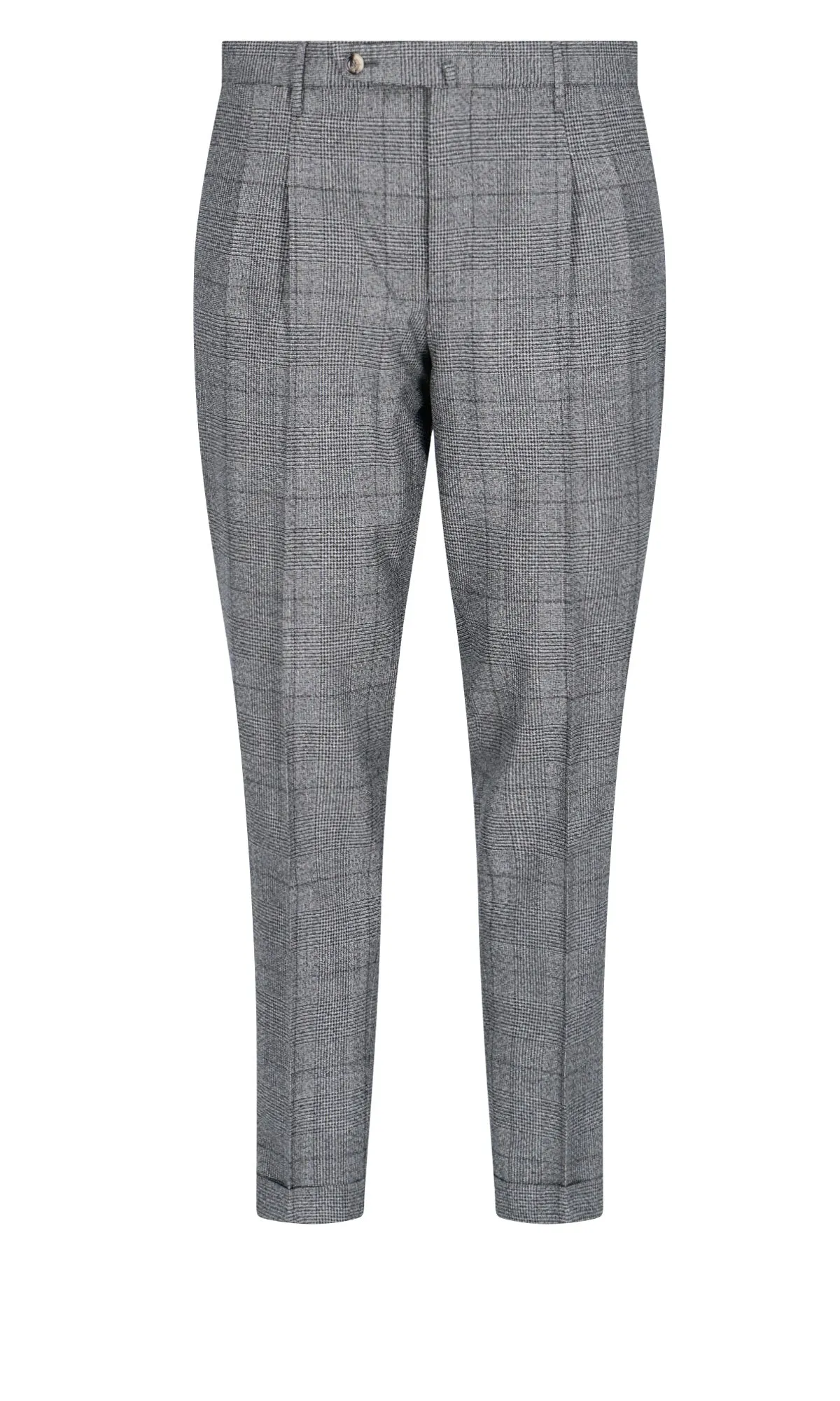 Pt01 Slim-Fit Checked Pants