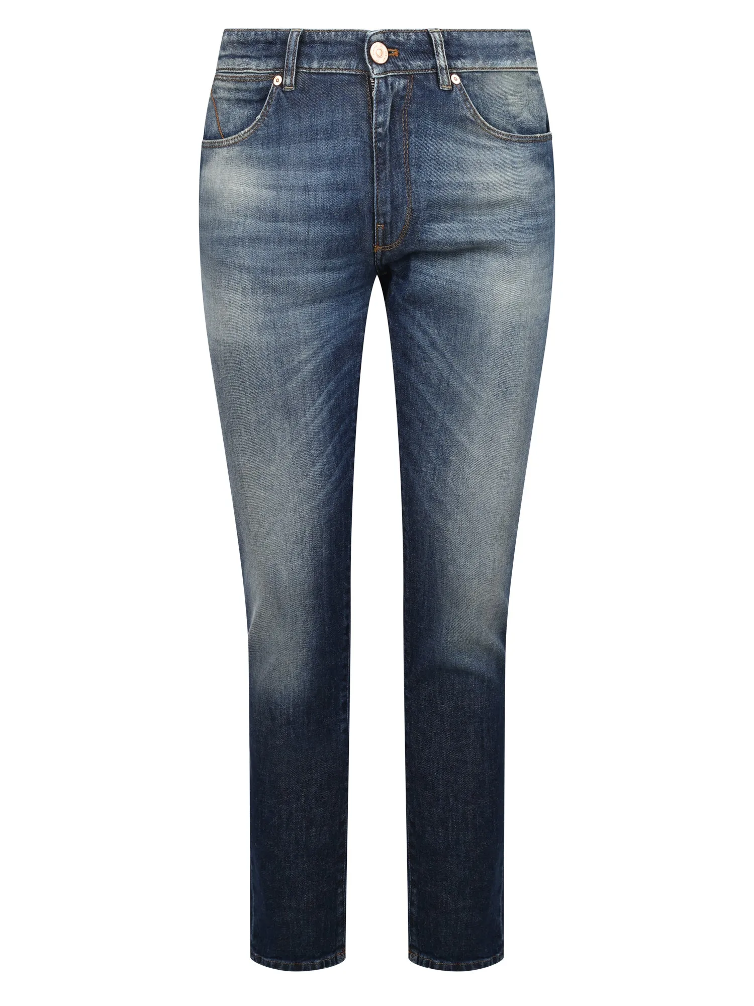 Pt01 Washed Slim-Fit Jeans
