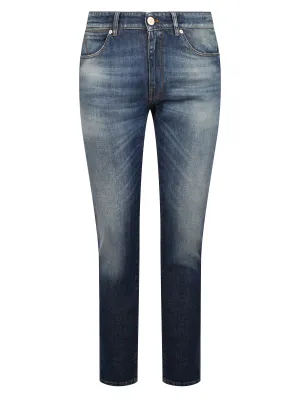 Pt01 Washed Slim-Fit Jeans