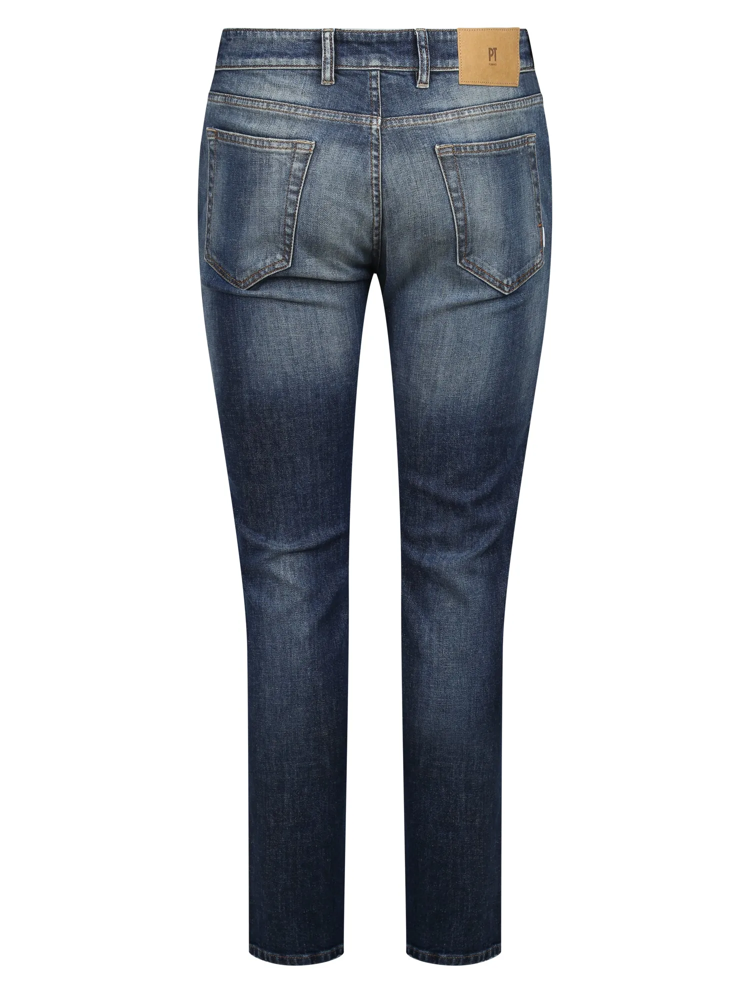 Pt01 Washed Slim-Fit Jeans