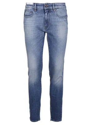 Pt05 Mid Rise Straight Leg Jeans
