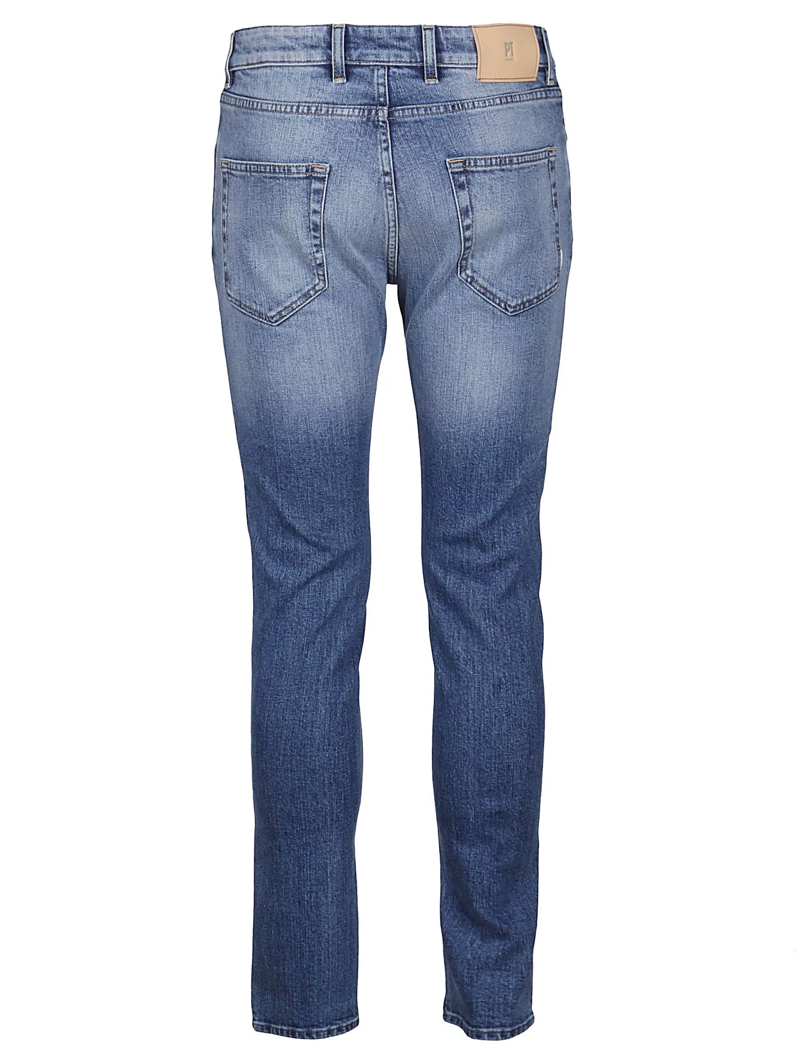 Pt05 Mid Rise Straight Leg Jeans