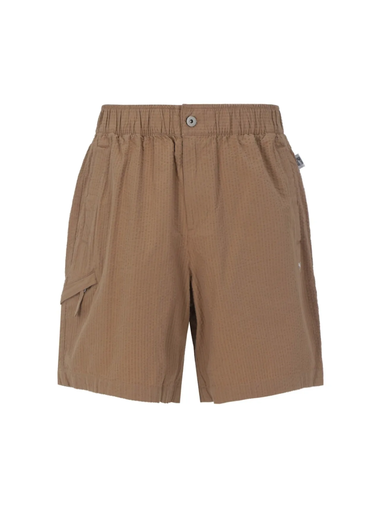 Puma Logo Embroidered Seersucker Shorts