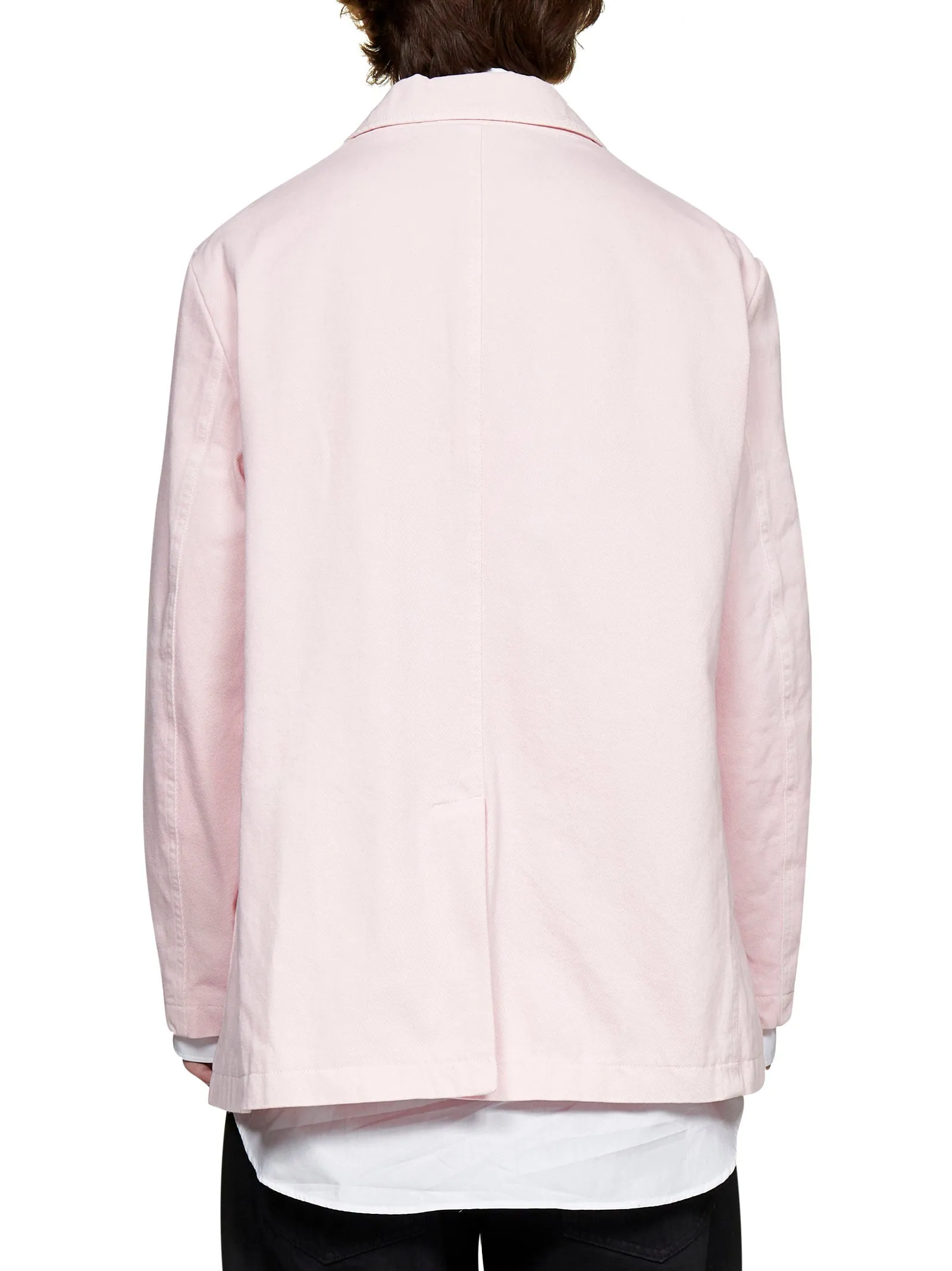 Raf Simons Logo Patch Single-Breasted Jacket